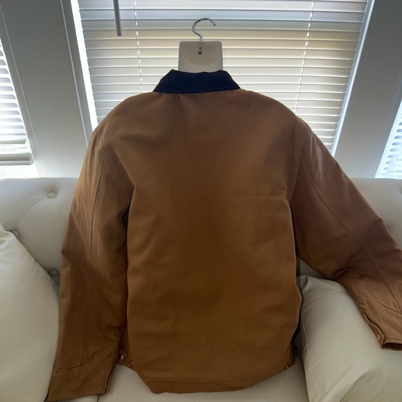 Men's Tan Field Zip Jacket with Contrasting Pocket Panels by Reason - Picture 8 of 12
